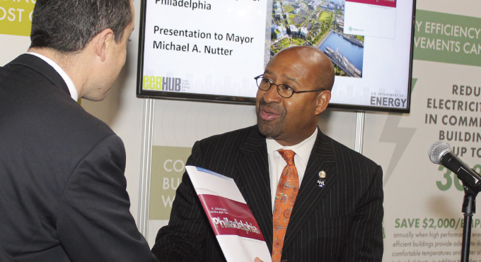 Philadelphia Mayor Michael Nutter was a major driving force behind CBEI’s work.